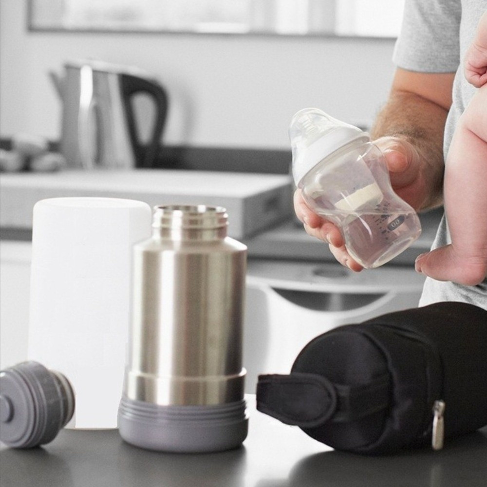 Portable Bottle Warmer - Lichtgewicht anti-shock fleswarmer fleszak Krasbescherming Draagbare