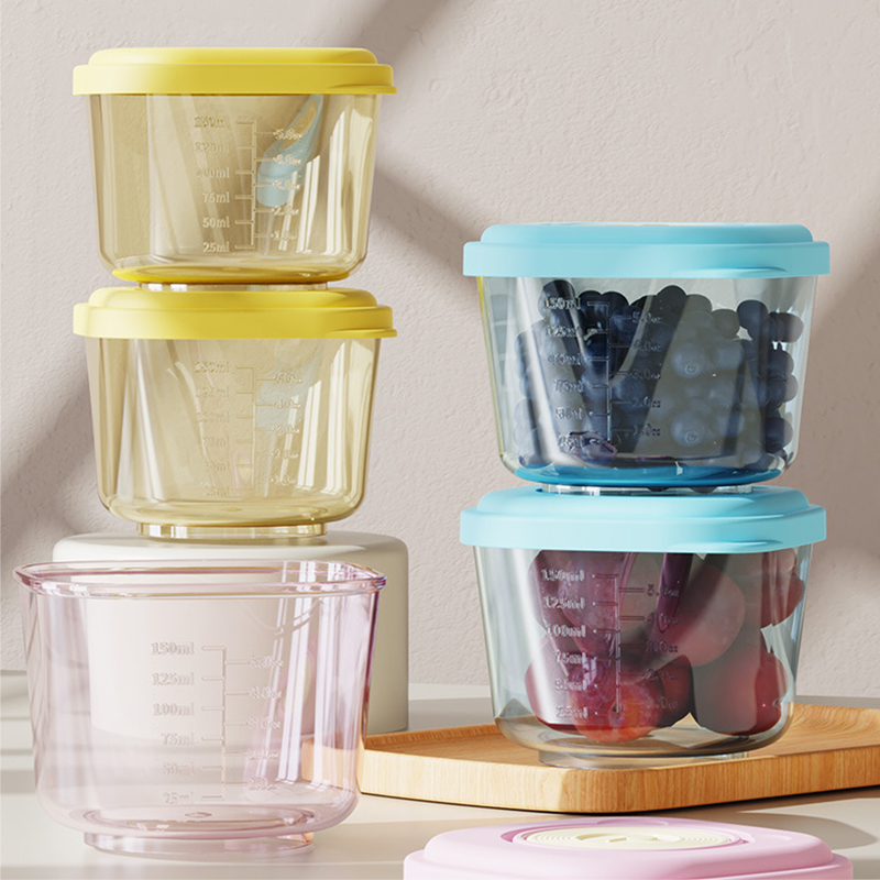 Baby Products Storage Box - 6-delige opslagcontainers voor babyvoeding - PP-materiaal,
