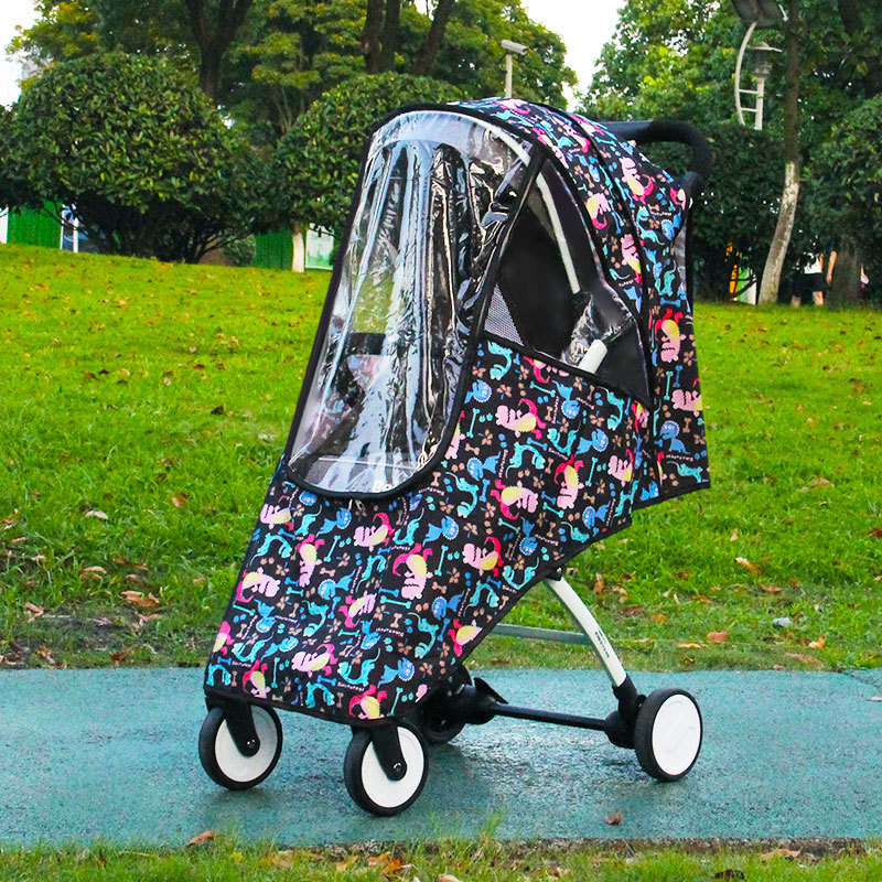 Stroller Rain Cover - Universele kinderwagen regenhoes Weerschermen Wagenwindscherm Regenjas