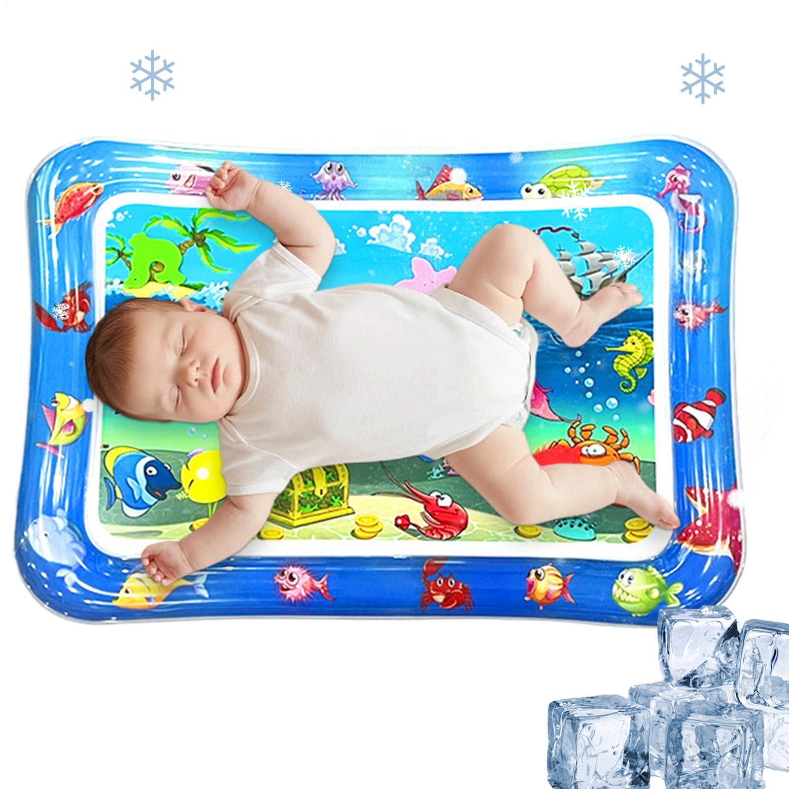 Play Mat - Opblaasbare zintuigmat met cartoon zeedieren voor