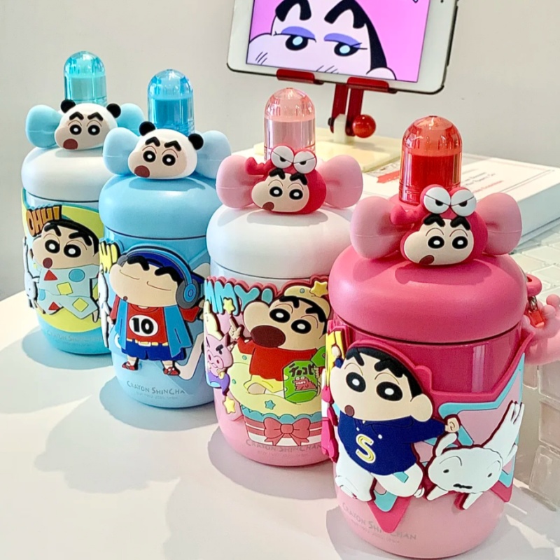 Portable Bottle Warmer - Crayon Shinchan Stro-geïsoleerde beker Cartoon Schattig