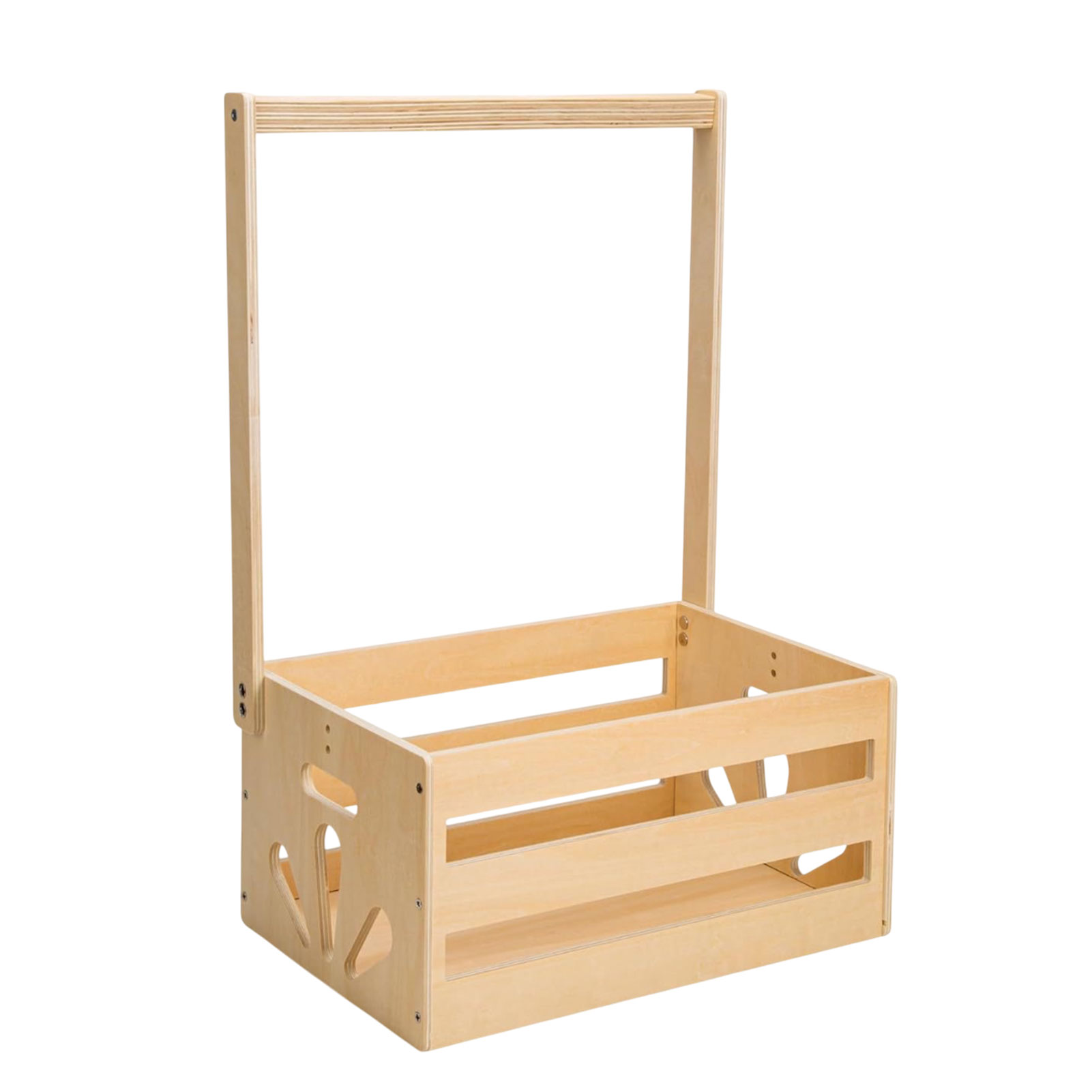 Baby Products Storage Box - 2025, grote houten opbergmand voor babyproducten