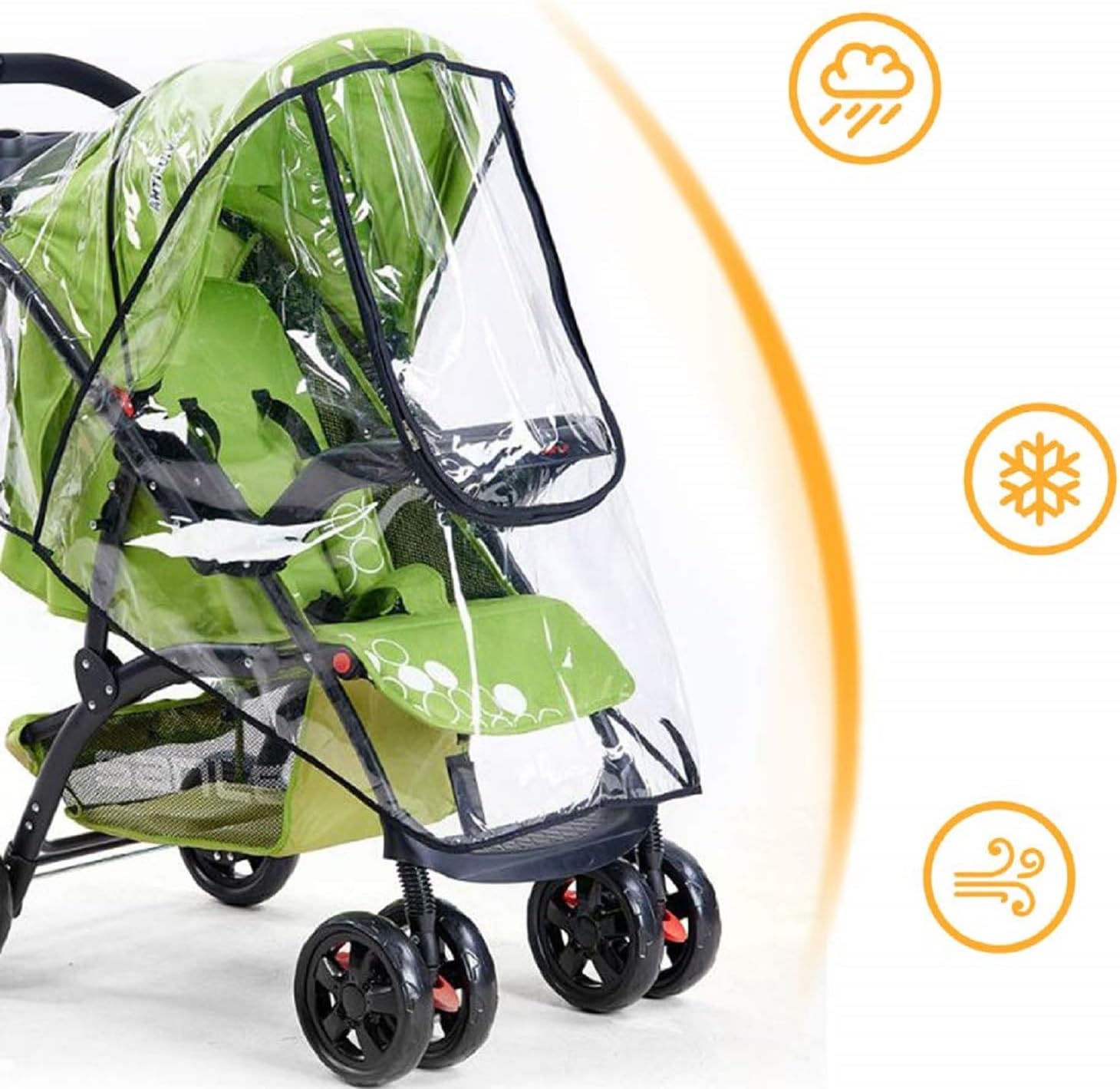 Kinderwagen Regenhoes, Univers - Stroller Rain Cover recensie en prijs