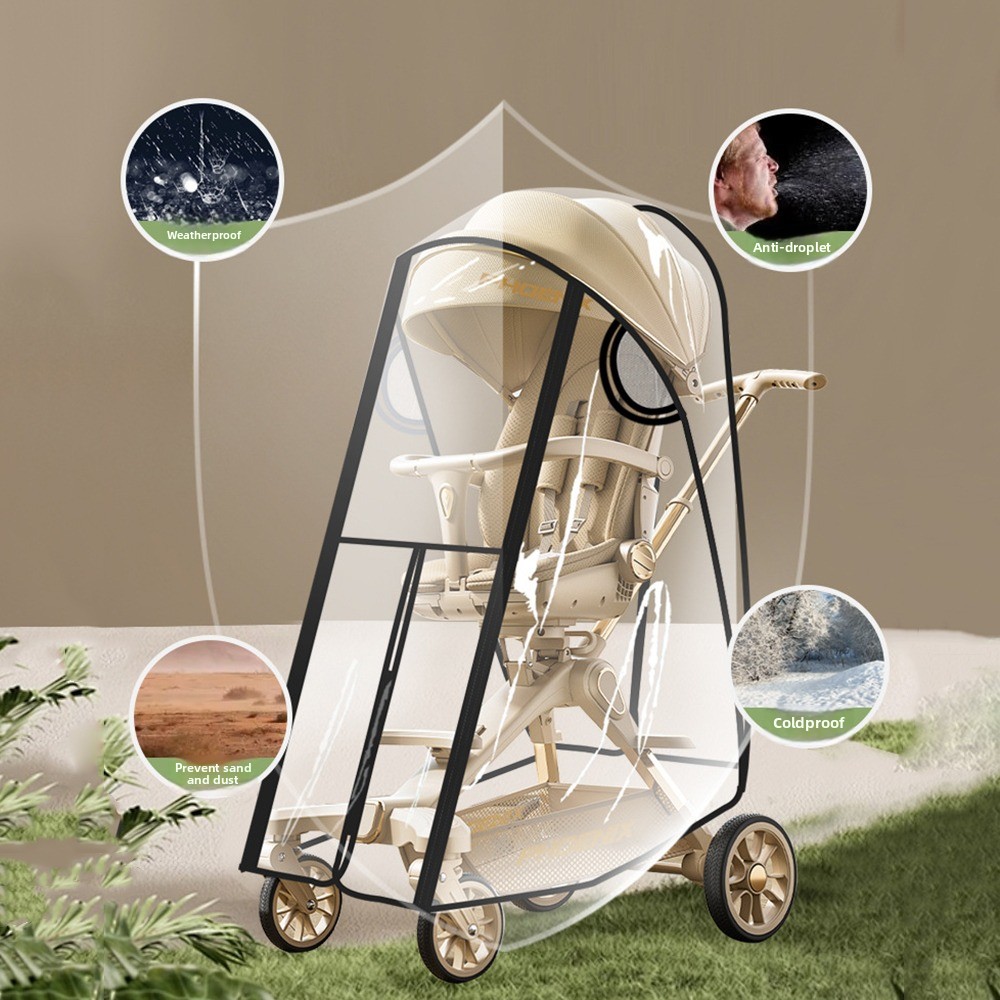 Transparante kinderwagens Rege - Stroller Rain Cover recensie en prijs