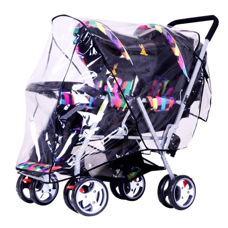 Dubbele zitplaatsen Twin Baby  - Stroller Rain Cover recensie en prijs