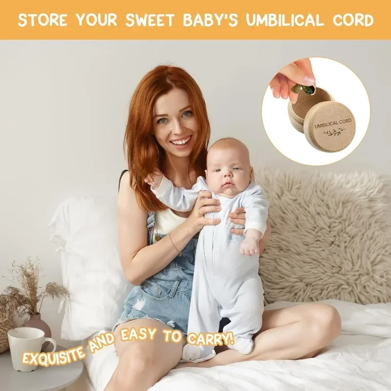 Houten baby navelstrengdoosje, - Baby Products Storage Box recensie en prijs
