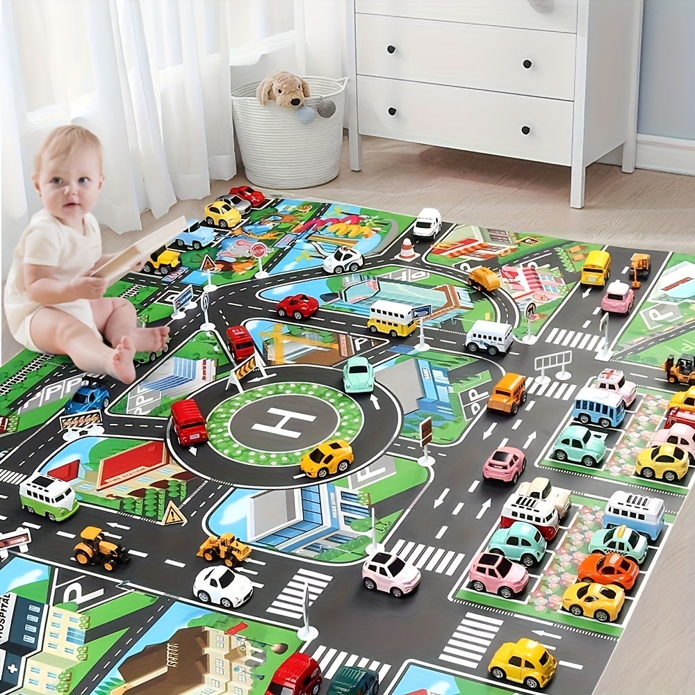 1pc, stadsverkeersspeelkleed,  - Play Mat recensie en prijs
